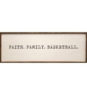 Faith Family Basketball White